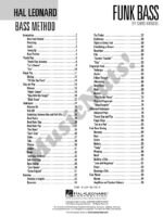 Hal Leonard Bass Method: Funk Bass (with Audio Access) - Image 2