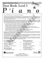 Alfred's Basic Piano Library Top Hits! Duet Book Level 3 - Image 2