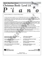 Alfred's Basic Piano Library Top Hits! Christmas Book Level 1A - Image 2