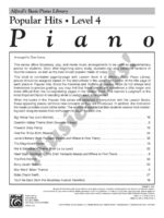 Alfred's Basic Piano Library Popular Hits Level 4 - Image 2