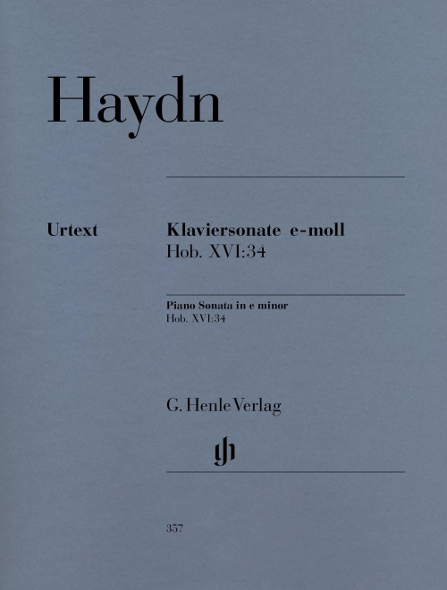 PNED-HVHD-0357-Front.jpg Haydn: Klaviersonate e-moll Hob. XVI:34 - Image 1