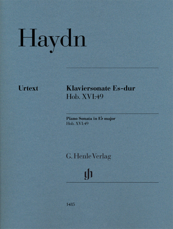 PNED-HVHD-1485-Front.jpg Haydn: Klaviersonate Es-dur Hob. XVI:49 - Image 1