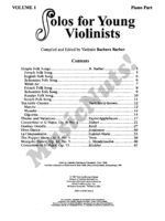 Solos for Young Violinists Volume 1 (Violin Part and Piano Part) - Image 2