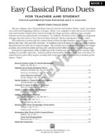 Easy Classical Piano Duets for Teacher and Student Book 3 - Image 2