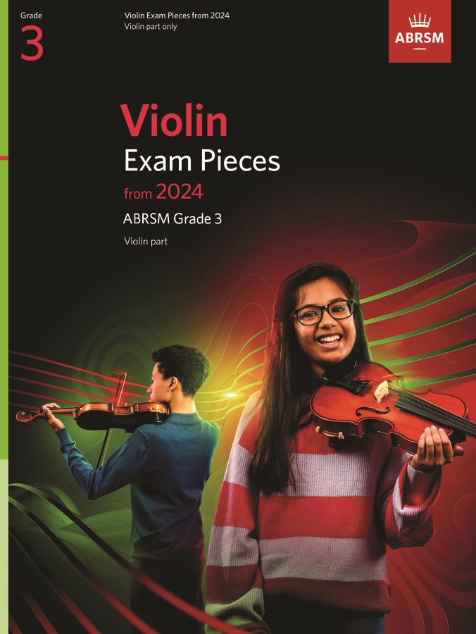 VLEM-ABXP-G34P-Front Violin Exam Pieces from 2024 ABRSM Grade 3 (Violin Part) - Image 1