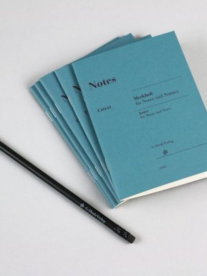Merkheft für Noten und Notizen