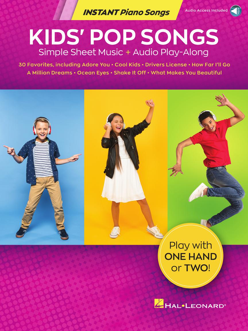 PNPP-HLSL-KD05-Front Kids' Pop Songs - Instant Piano Songs (with Audio Access) - Image 1